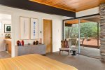 View to private bathroom and patio
